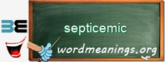 WordMeaning blackboard for septicemic